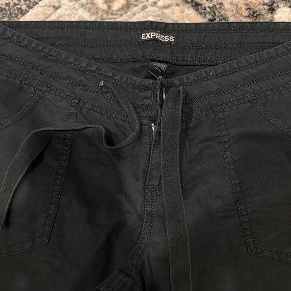 Express Linen Cropped Pants - Picture 5 of 7